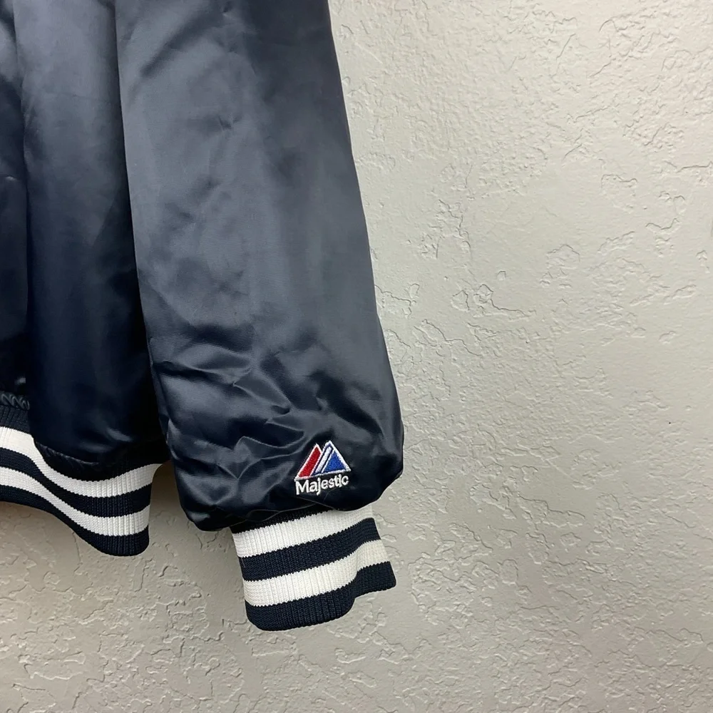 Men’s Majestic Oklahoma City Thunder NBA Satin Reversible Jacket Basketball 2XL